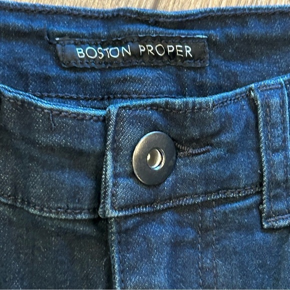 Dark blue black Boston Proper Jeans 27 - Picture 8 of 9